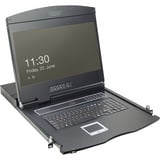 Digitus Console modulare 19", Switch KVM Nero