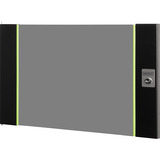 Digitus Porta frontale in vetro per armadio da parete 19" 7HE serie Unique, Pannello frontale Nero