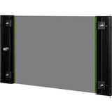 Digitus Porta frontale in vetro per armadio da parete 19" 7HE serie Unique, Pannello frontale Nero