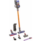 Dyson V8 Absolute + Grigio, Nichel, Giallo Senza sacchetto, Aspirapolvere verticale grigio/Giallo, Secco, HEPA, Filtro igienico, Ciclonico/filtraggio, Pavimento, Tappeto, Superfici rigide, Gradini, Auto, 82 dB