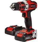 EINHELL Avvitatore a batteria Power X-Change TE-CD 18/40-1 Li, 18 Volt, Trapano avvitatore rosso/Nero