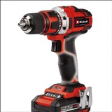 EINHELL Avvitatore a batteria Power X-Change TE-CD 18/40-1 Li, 18 Volt, Trapano avvitatore rosso/Nero