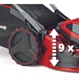 EINHELL Rasaerba professionale a batteria GP-CM 36/52 S Li BL, 36 Volt (2x18 Volt) rosso/Nero