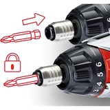 EINHELL TE-SD 3,6 Li Kit 200 Giri/min Rosso, Cacciavite rosso/Nero, 6 Li Kit, Rosso, 200 Giri/min, 3,5 Nm, Batteria, 3,6 V, Ioni di Litio