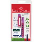 Faber-Castell ST37 penna stilografica Porpora viola, Porpora, Acciaio all'iridio, Mancino
