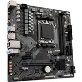 GIGABYTE A620M H Scheda madre - Supporta CPU AMD Ryzen 8000, VRM digitale 5+2+2 fasi, fino a 7200MHz DDR5 (OC), 1xPCIe 4.0 M.2, GbE LAN, USB 3.2 Gen 1 VRM digitale 5+2+2 fasi, fino a 7200MHz DDR5 (OC), 1xPCIe 4.0 M.2, GbE LAN, USB 3.2 Gen 1, AMD, Socket AM5, AMD Ryzen 7000 Series, Socket AM5, 96 GB, DDR5-SDRAM