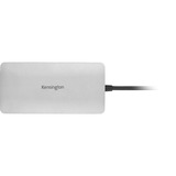 Kensington Hub portatile senza driver 8-in-1 USB-C UH1400P argento, USB 3.2 Gen 1 (3.1 Gen 1) Type-C, 85 W, 10,100,1000 Mbit/s, Nero, Argento, MicroSD (TransFlash), SD, Cina