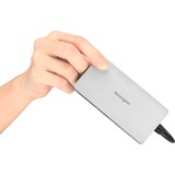 Kensington Hub portatile senza driver 8-in-1 USB-C UH1400P argento, USB 3.2 Gen 1 (3.1 Gen 1) Type-C, 85 W, 10,100,1000 Mbit/s, Nero, Argento, MicroSD (TransFlash), SD, Cina