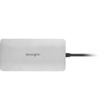 Kensington Hub portatile senza driver 8-in-1 USB-C UH1400P, Docking station argento, USB 3.2 Gen 1 (3.1 Gen 1) Type-C, 85 W, 10,100,1000 Mbit/s, Nero, Argento, MicroSD (TransFlash), SD, Cina