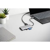 Kensington Hub portatile senza driver 8-in-1 USB-C UH1400P, Docking station argento, USB 3.2 Gen 1 (3.1 Gen 1) Type-C, 85 W, 10,100,1000 Mbit/s, Nero, Argento, MicroSD (TransFlash), SD, Cina