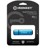 Kingston IronKey Vault Privacy 50 32 GB celeste/Nero