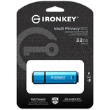 Kingston IronKey Vault Privacy 50 32 GB celeste/Nero