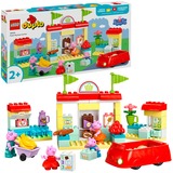 LEGO DUPLO 10434 Il Supermercato di Peppa Pig con Macchina Giocattolo e Negozio, Giochi Didattici per Bambine e Bambini da 2+, Giochi di costruzione Giochi Didattici per Bambine e Bambini da 2+, Set da costruzione, 2 anno/i, Plastica, 70 pz, 1,2 kg
