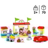 LEGO DUPLO Il supermercato di Peppa Pig, Giochi di costruzione Set da costruzione, 2 anno/i, Plastica, 70 pz, 1,2 kg