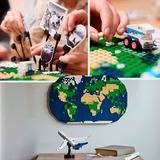 LEGO Family 41838 Momenti di Viaggio, Mappa del Mondo con Aereo e Supporto Foto da Costruire, Idea Regalo Ragazzi e Ragazze, Giochi di costruzione Mappa del Mondo con Aereo e Supporto Foto da Costruire, Idea Regalo Ragazzi e Ragazze, Set da costruzione, 14 anno/i, Plastica, 1231 pz, 2,27 kg