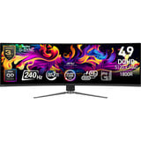 MSI MPG 491CQPXDE QD-OLED Monitor PC 124,5 cm (49") 5120 x 1440 Pixel Dual QHD Nero, Monitor di gioco Nero, 124,5 cm (49"), 5120 x 1440 Pixel, Dual QHD, QD-OLED, 0,03 ms, Nero