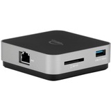 OWC OWCTCDK6P2SG hub di interfaccia USB 3.2 Gen 1 (3.1 Gen 1) Type-A 600 Mbit/s Grigio grigio/Nero, USB 3.2 Gen 1 (3.1 Gen 1) Type-A, USB tipo-C, MicroSD (TransFlash), 600 Mbit/s, Grigio, Alluminio, Plastica