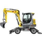 SIKU Wacker Neuson EW65 veicolo giocattolo, Veicolo modello giallo/grigio, Scavatore, Nero, Grigio, Giallo