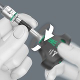 Wera 411 A RA Cacciavite adattatore a impugnatura trasversale con funzione a cricchetto Nero/Verde
