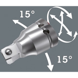 Wera 8100 SA 13 Set di cricchetti Zyklop Comfort, 1/4", Set di strumenti Nero/Verde