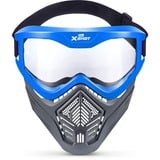 ZURU 36776 Maschere giocattolo e da travestimento, Occhiali di protezzione blu/grigio, XSHOT 36776, Bambino, Maschera per viso, 8 anno/i