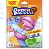 ZURU Bunch O Balloons - Palloncini d'acqua riutilizzabili confezione da 6, Giochi d'acqua 