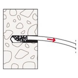 fischer EA II M6 R, Tassello accaio