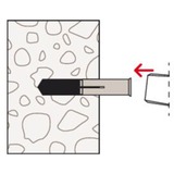 fischer EA II M6 R, Tassello accaio
