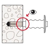 fischer EA II M6 R, Tassello accaio