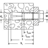fischer EA II M6 R, Tassello accaio