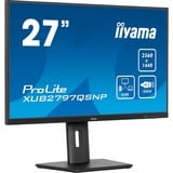iiyama XUB2797QSNP-B1, Monitor LED Nero (opaco)