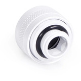 Alphacool Eiszapfen PRO 13mm HardTube Raccordo avvitabile G1/4 - Bianco, Connessione bianco/Nero