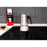 Bialetti Venus Induzione 4 Tazze argento, 0,23 L, Nero, Acciaio inossidabile, 4 tazze, Acciaio inossidabile, Venus Induction, CE