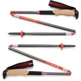 Black Diamond Bastoni da trekking Pursuit Carbon Z, Attrezzature per il fitness antracite/Orange