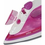 Braun FreeStyle 3 FI 3124 Ferro da stiro a secco e a vapore Piastra in Ceramica 2400 W Viola viola/Bianco, Ferro da stiro a secco e a vapore, Piastra in Ceramica, 2 m, 160 g/min, Viola, 45 g/min