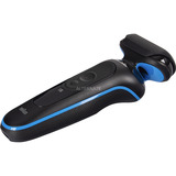 Braun Series 5 52-B7000cc Rasoio Trimmer Nero Nero/Blu, Rasoio, Nero, EasyClean, Pulsanti, LED, Batteria