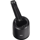 Braun Series 5 52-B7000cc Rasoio Trimmer Nero Nero/Blu, Rasoio, Nero, EasyClean, Pulsanti, LED, Batteria