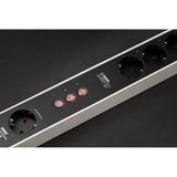 Brennenstuhl Multipresa Connect Ecolor WLAN 4 vie, Ciabatta bianco/Nero