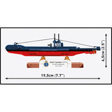 COBI Sottomarino classe U HMS Upholder (P37), Giochi di costruzione 