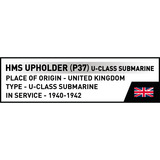 COBI Sottomarino classe U HMS Upholder (P37), Giochi di costruzione 