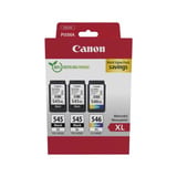 Canon 8286B013 cartuccia d'inchiostro 3 pz Originale Resa elevata (XL) Nero, Ciano, Magenta, Giallo Resa elevata (XL), Nero, Ciano, Magenta, Giallo, 15 ml, 13 ml, 3 pz, Confezione multipla