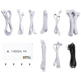 Chieftec Vega PPG-850-CW alimentatore per computer 850 W 20+4 pin ATX ATX Bianco, Alimentatore PC bianco, 850 W, 100 - 240 V, 50/60 Hz, 20+4 pin ATX, 60 cm, 150,400 mm
