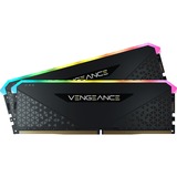 Corsair Vengeance CMG64GX4M2D3600C18 memoria 64 GB 2 x 32 GB DDR4 3600 MHz Nero, 64 GB, 2 x 32 GB, DDR4, 3600 MHz, 288-pin DIMM, Nero