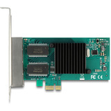 DeLOCK PCI Express x1 a 4 x RJ45 Gigabit LAN i350, Scheda di rete 