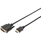 Digitus Cavo adattatore HDMI > DVI-D Nero