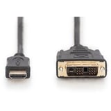 Digitus Cavo adattatore HDMI > DVI-D Nero