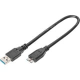 Digitus Cavo di collegamento USB 3.2 Gen 1 USB-A > Micro USB-B Nero