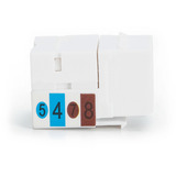 Digitus Modulo Keystone CAT 5e, Classe D non schermato, Modulo di Keystone bianco