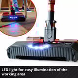 EINHELL Scopa a batteria Power X-Change TE-FS 18 Li-Solo, 18 Volt, Aspirapolvere verticale rosso/Nero