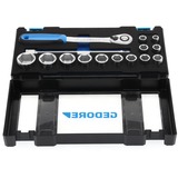 GEDORE Set di chiavi a bussola 1/2", DMU-20, 15 pezzi, chiave combinata   
